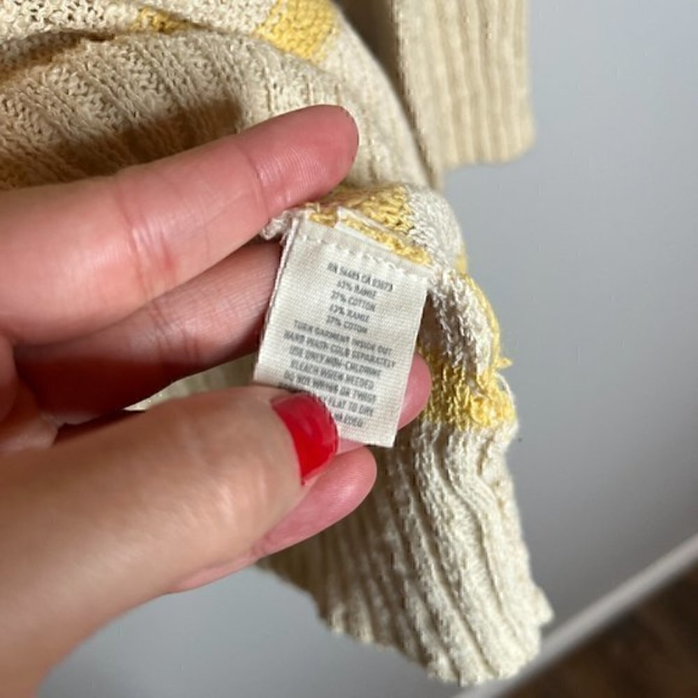 🔆 Aerie light loose knit striped sweater - Picture 3 of 4